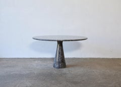 Angelo Mangiarotti Round Solid Marble M1 Dining Table, Italy, 1970s