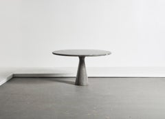 Angelo Mangiarotti Round Solid Marble M1 Dining Table, Italy, 1970s