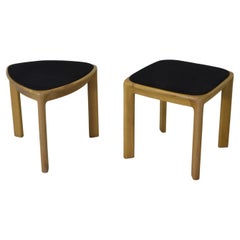 Ensemble de deux tabourets De Nos Angelo Mangiarotti des années 1970