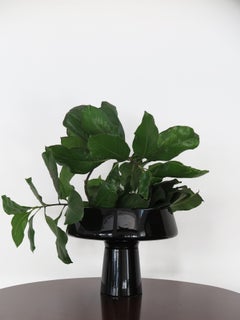 Angelo Mangiarotti Skipper italiano in ceramica nera Centerpice Italia anni '80