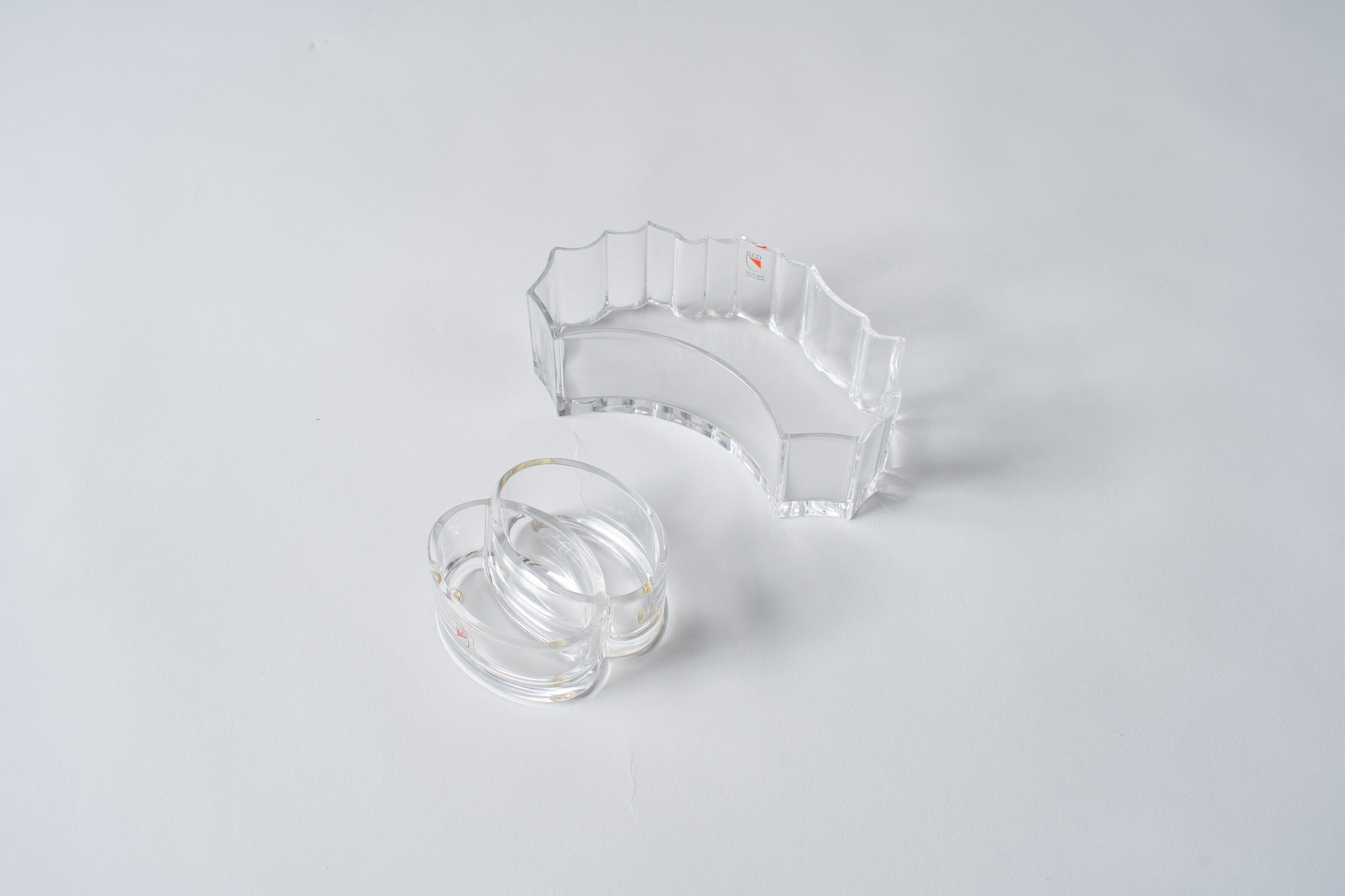 Blown Glass Angelo Mangiarotti small table pieces Colle For Sale