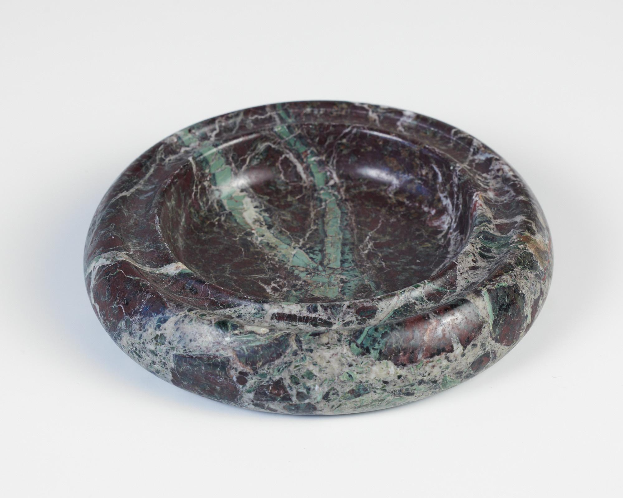 Angelo Mangiarotti Style Marble Ashtray 1