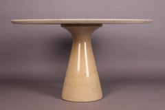 Angelo Mangiarotti Style Marble Dinning Table