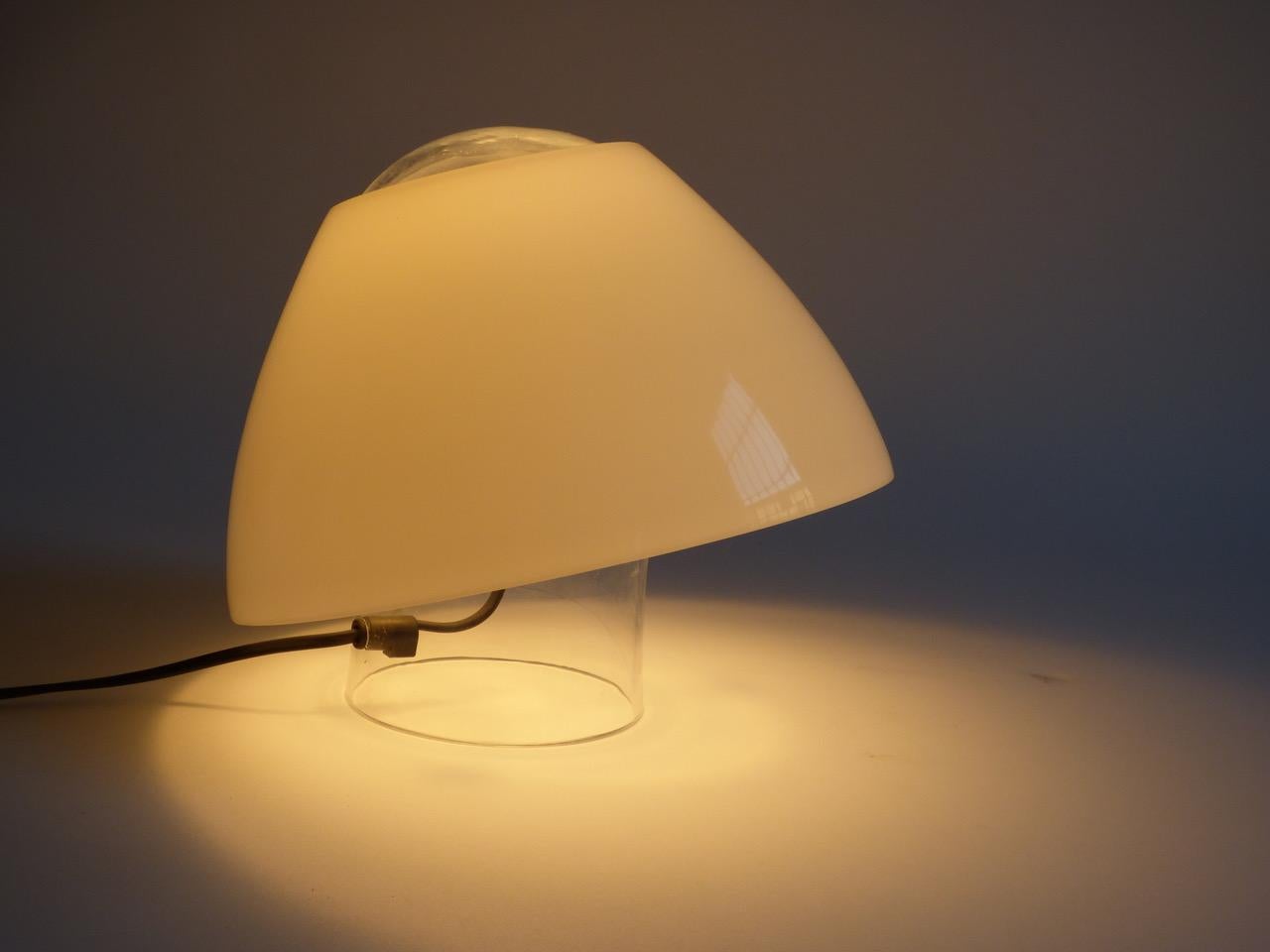 Modern Angelo Mangiarotti Table Lamp, Polluce Collection, Skipper, Italy