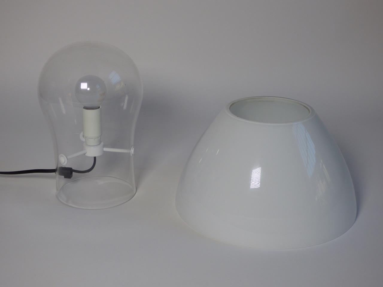 italien Lampe de table Polluce collection Angelo Mangiarotti pour Skipper, Italie en vente