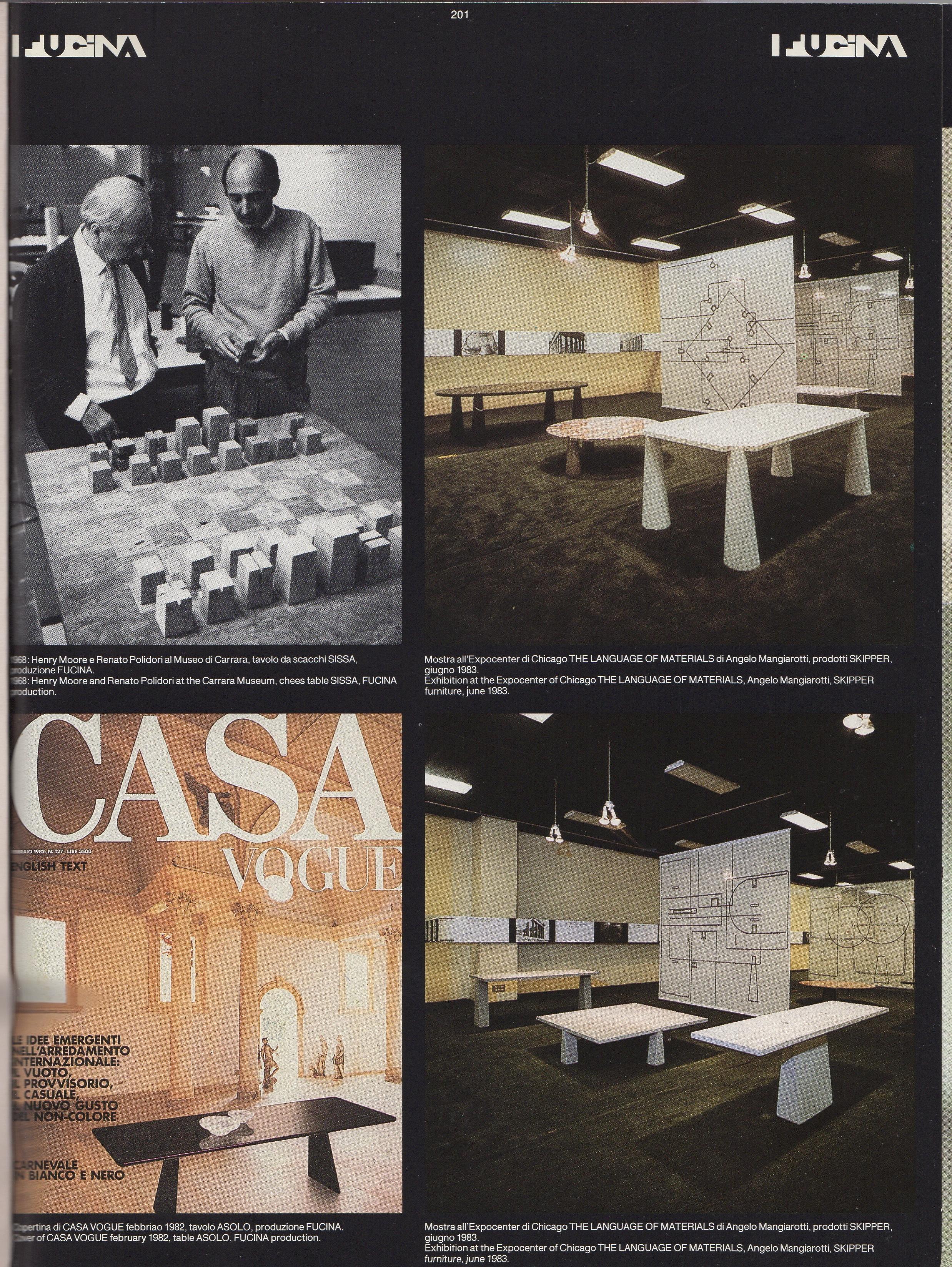 Angelo Mangiarotti, Tischserie „Eros“, für Skipper Company, 1971 im Angebot 2