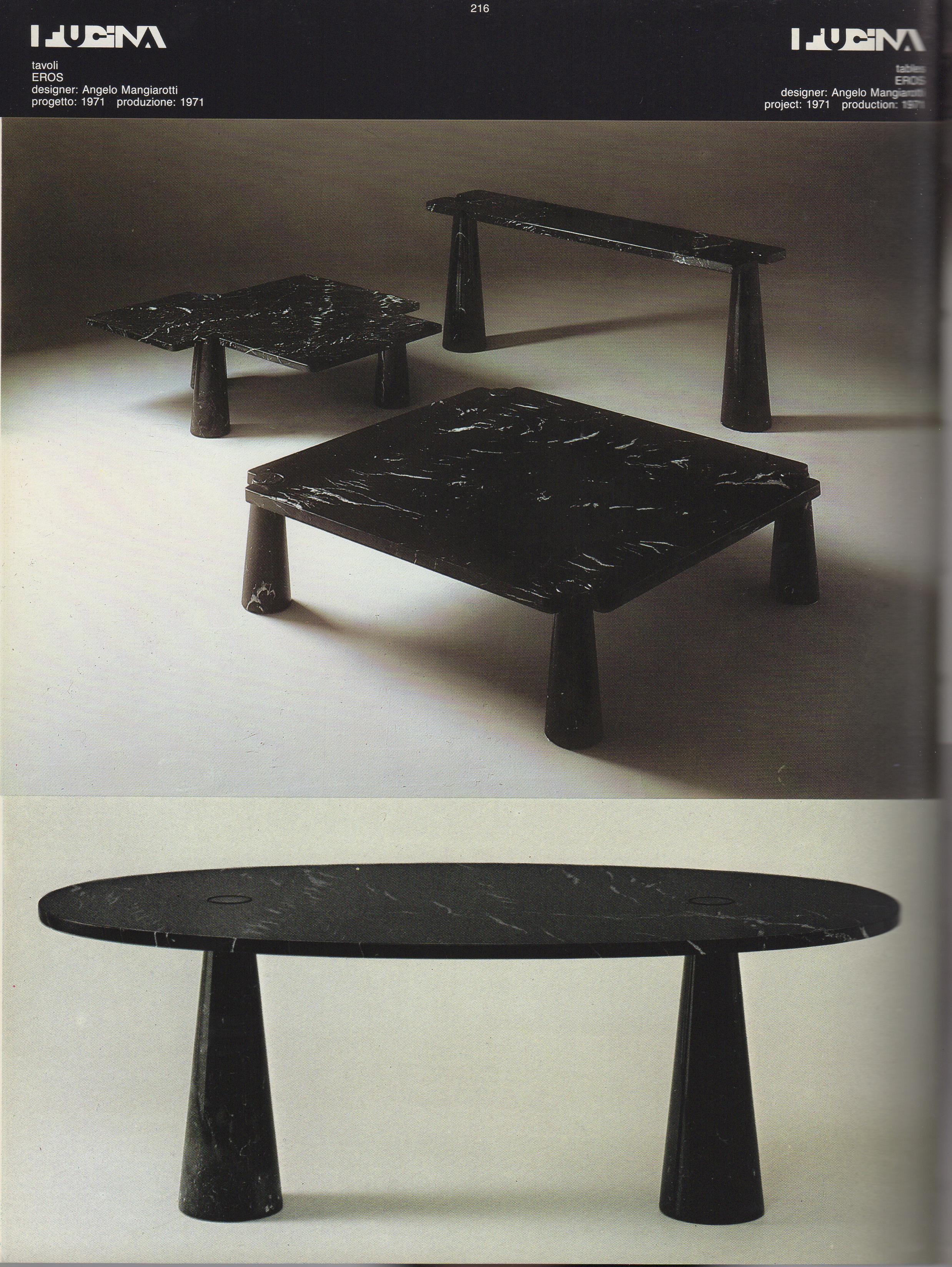 Angelo Mangiarotti, Tischserie „Eros“, für Skipper Company, 1971 im Angebot 3