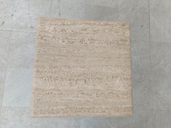 Tavolino in travertino di Angelo Mangiarotti per Up & Up, Italia