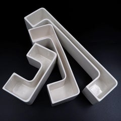 Angelo Mangiarotti Tremiti Ceramics set for Danese, Italy 1964 - 3 pc