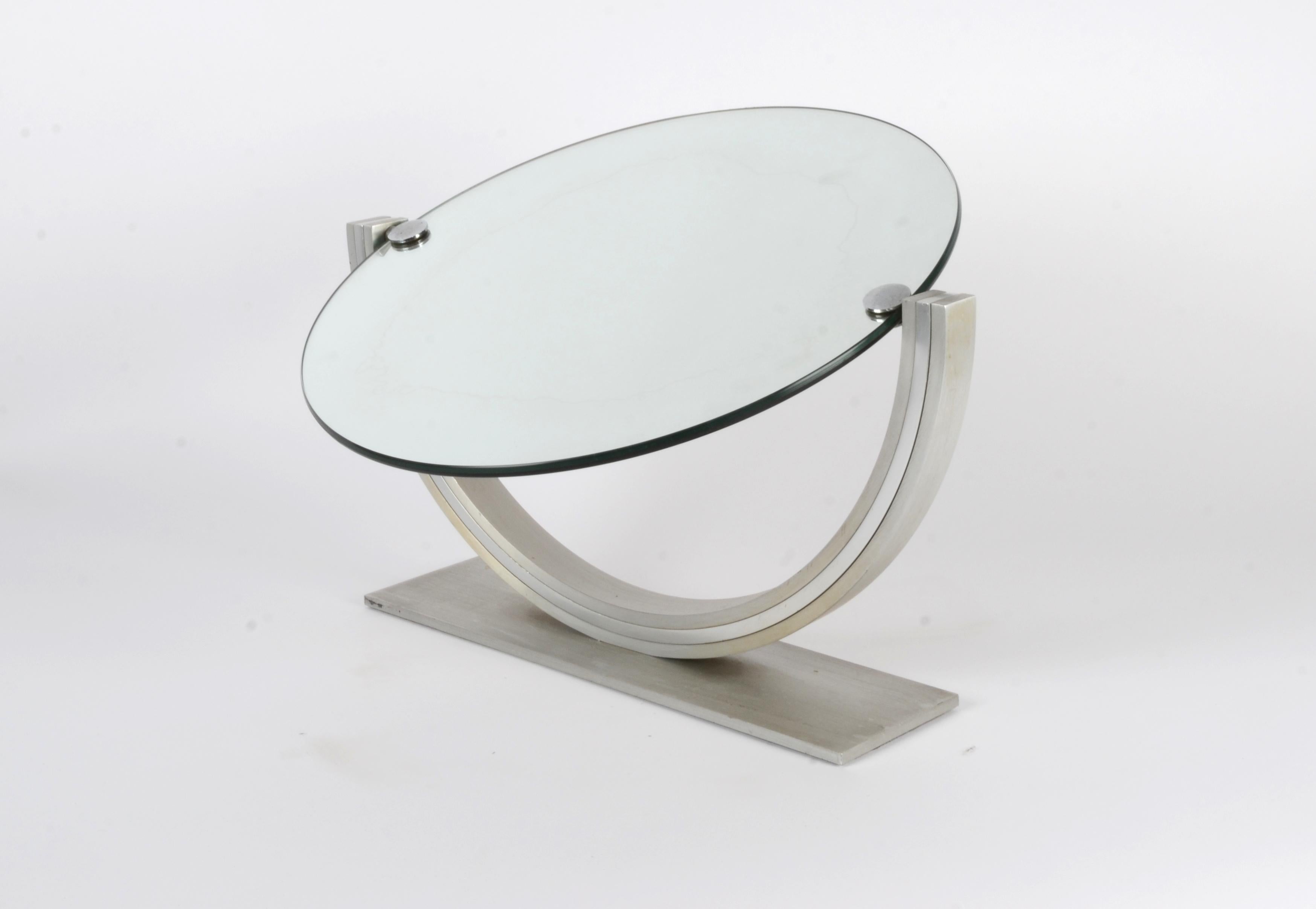 Italian Angelo Mangiarotti, Vanity Mirror, Italy 1970s For Sale