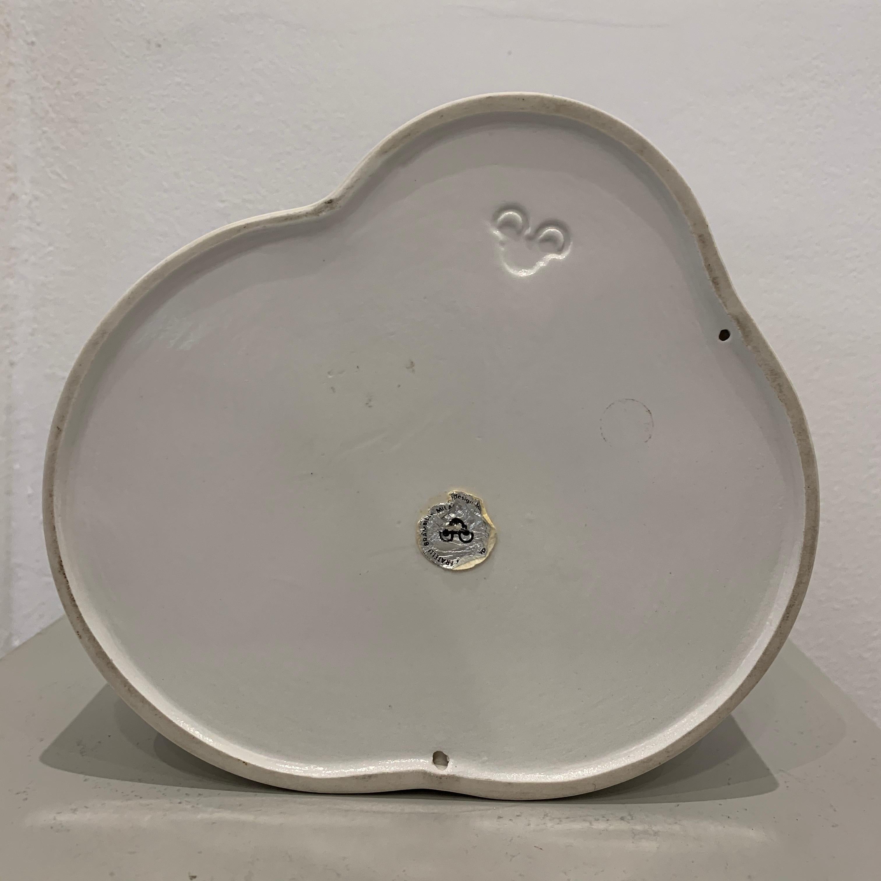 Angelo Mangiarotti Weiße Keramikvase, 1960er Jahre im Angebot 3