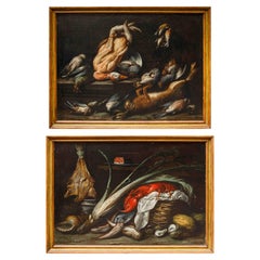Angelo Maria Rossi, known as "Pseudo-Fardella," Two Still Lifes