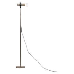 Retro Angelo Ostuni and Renato Forti 399 Floor Lamp in Metal and Iron by Oluce 1960s
