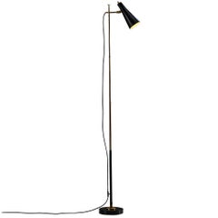 Angelo Ostuni and Renato Forti for O-Luce '201' Floor or Table Lamp in Black