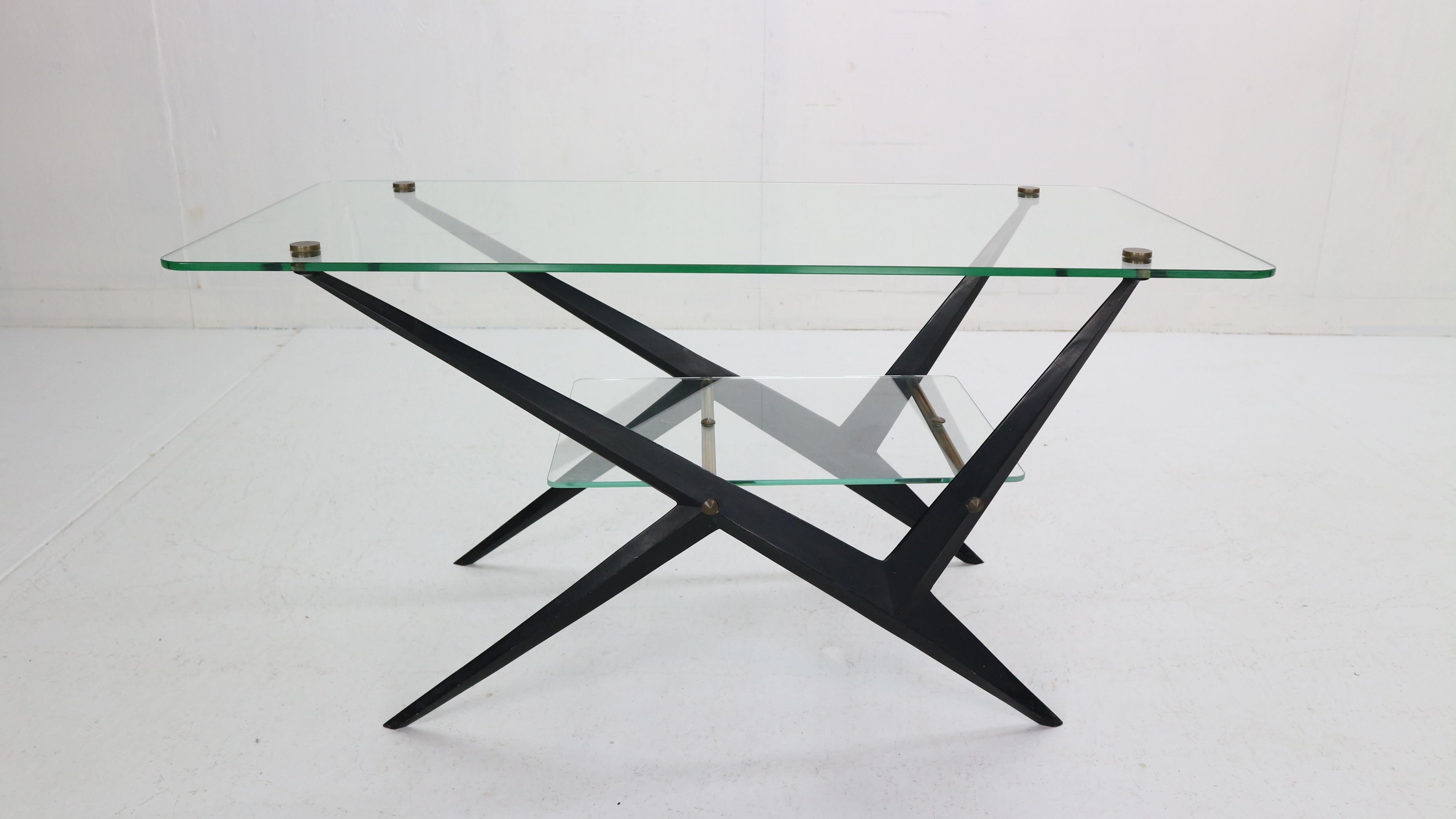 Italian Angelo Ostuni Cocktail or Coffee Table, 1950, Italy For Sale