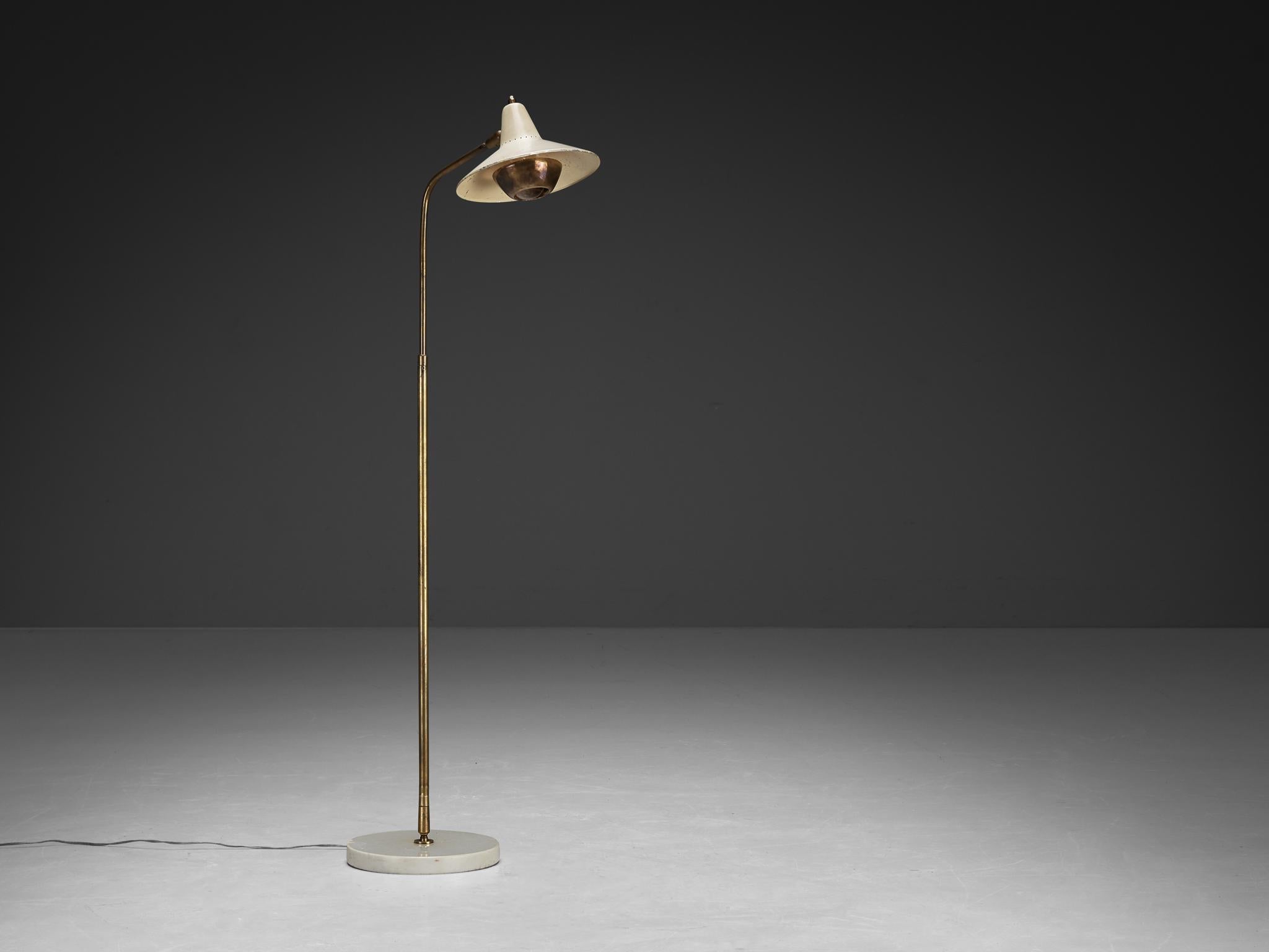 Mid-20th Century Angelo Ostuni for O-Luce ‘Cloche Mignon’ Floor Lamp  For Sale