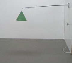 Angelo Ostuni for Oluce, Model 124 Adjustable Pendant Wall Light