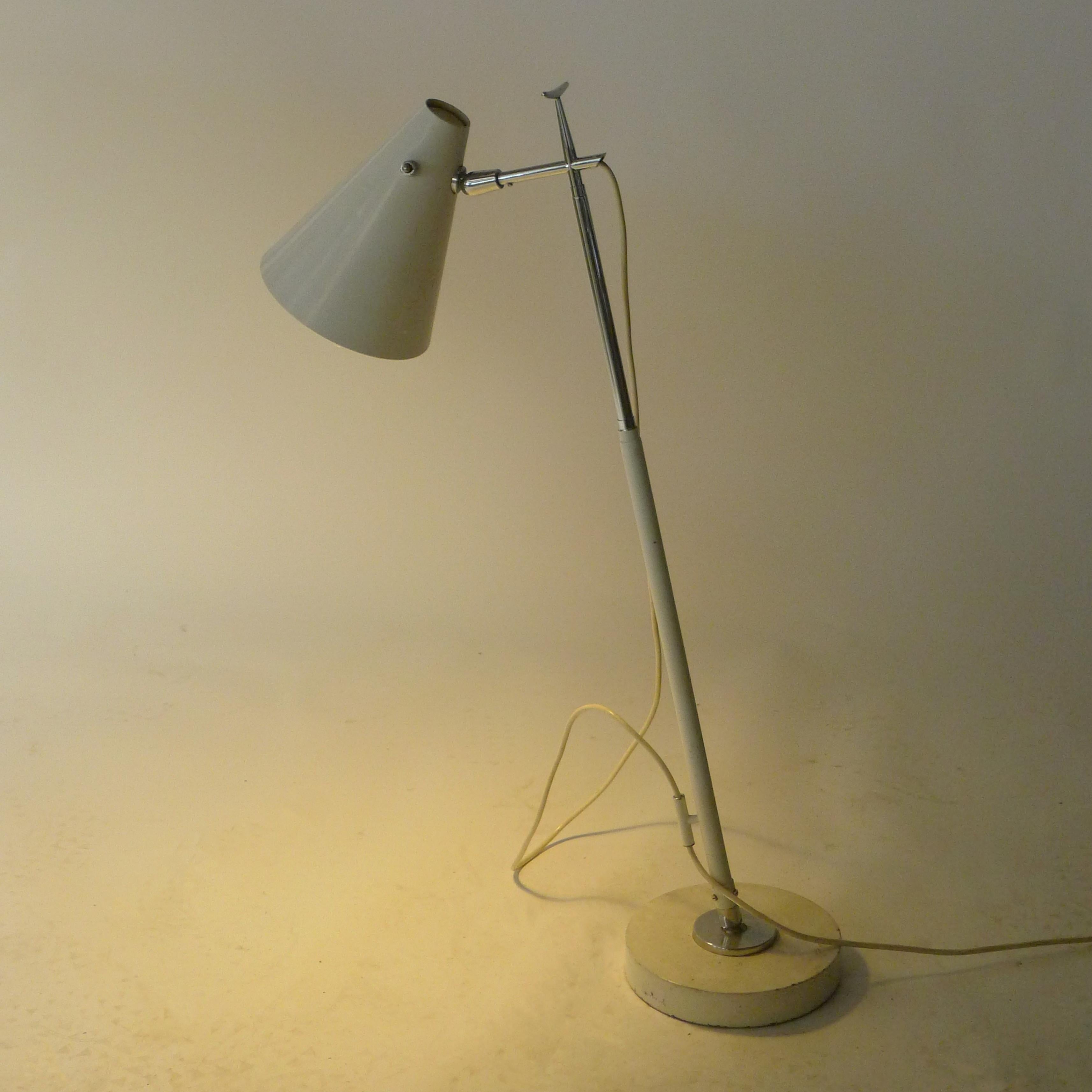 Angelo Ostuni & Renato Forti para Oluce, Lámpara de pie telescópica, Model No. 201, años 50 en venta 6