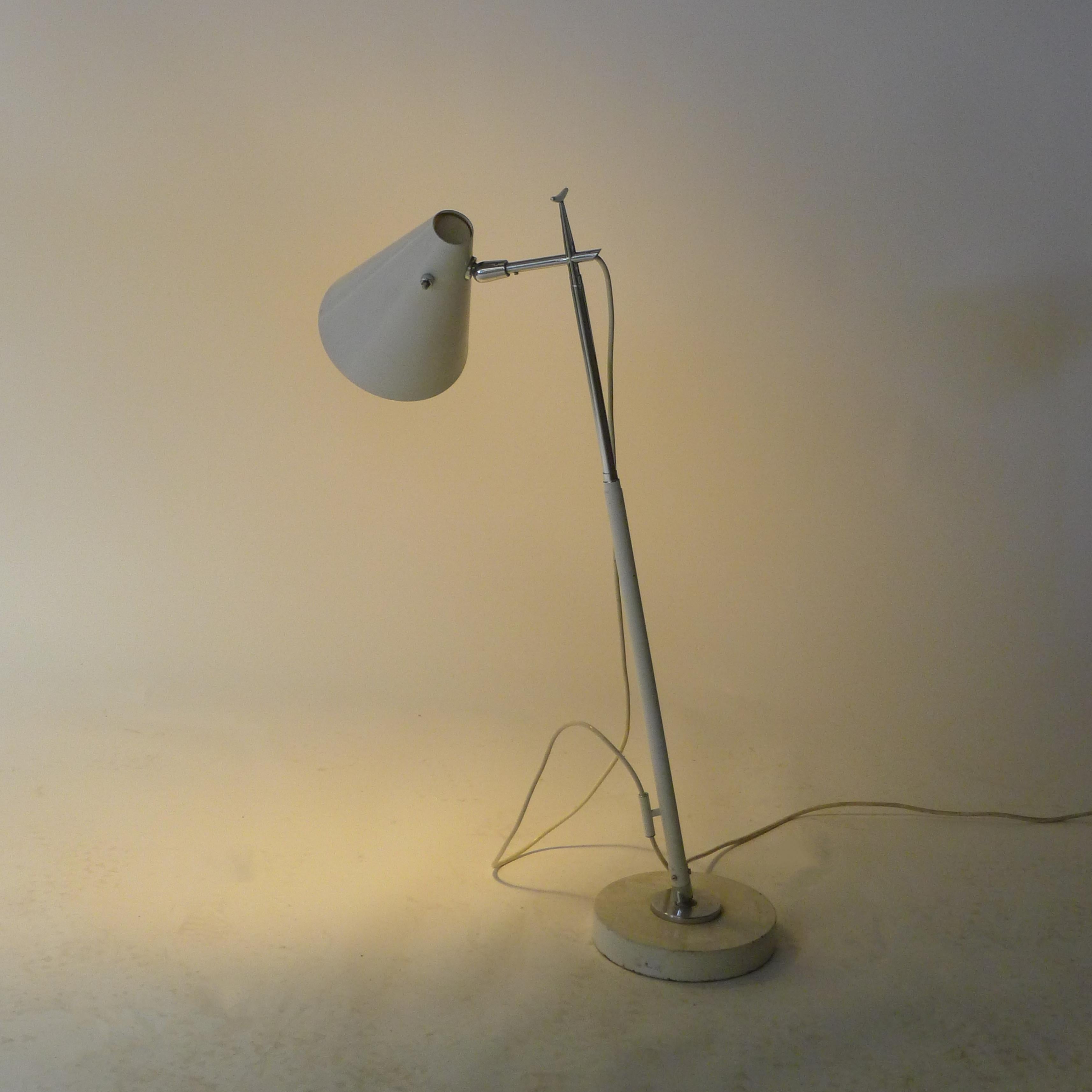 Angelo Ostuni & Renato Forti para Oluce, Lámpara de pie telescópica, Model No. 201, años 50 en venta 7