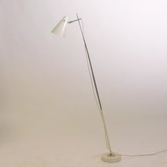 Angelo Ostuni & Renato Forti für Oluce, Teleskopische Stehleuchte, Modell 201, 1950er Jahre