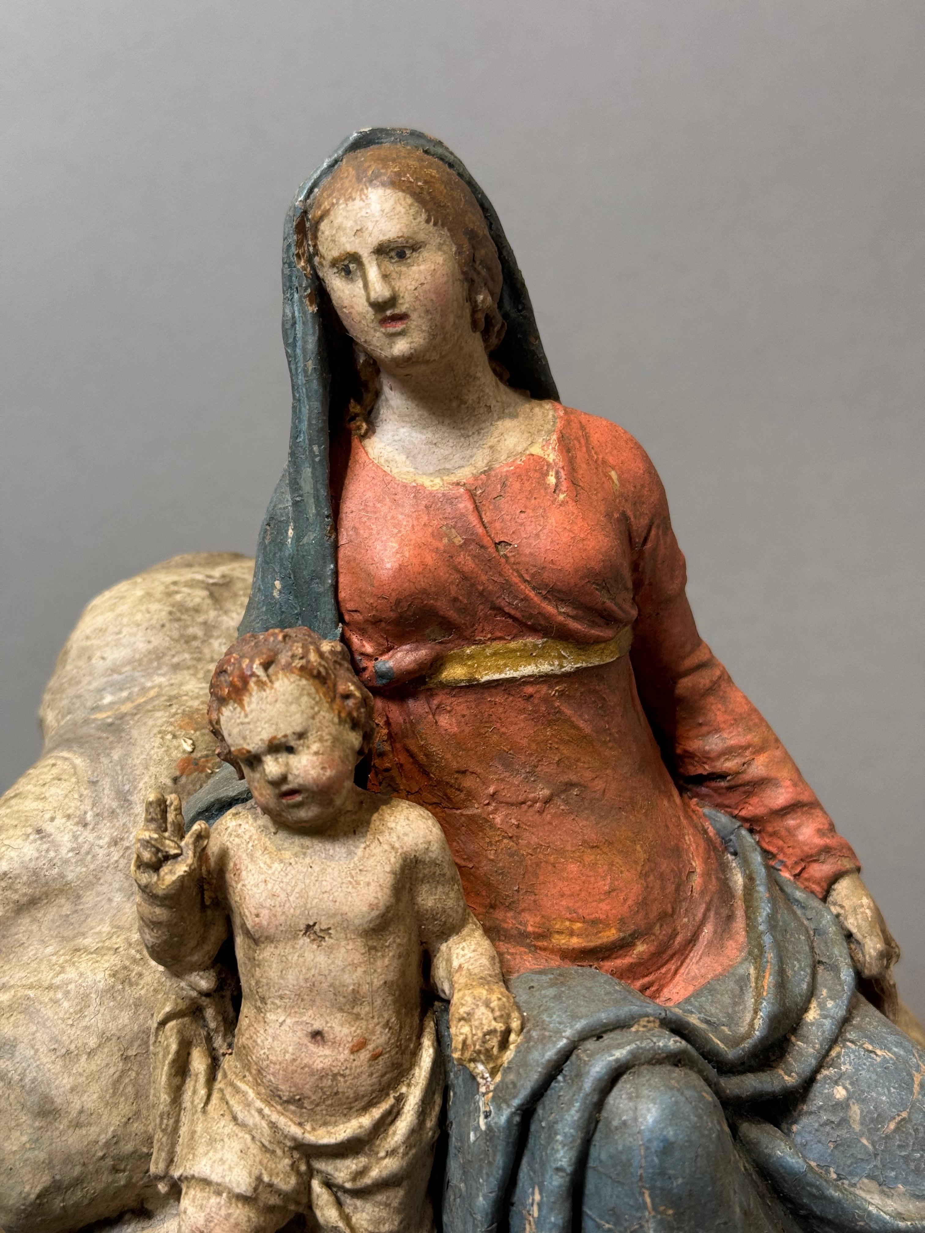 italien Angelo Piò (1690-1769), gruppo scultoreo in terracotta - XVIII secolo en vente