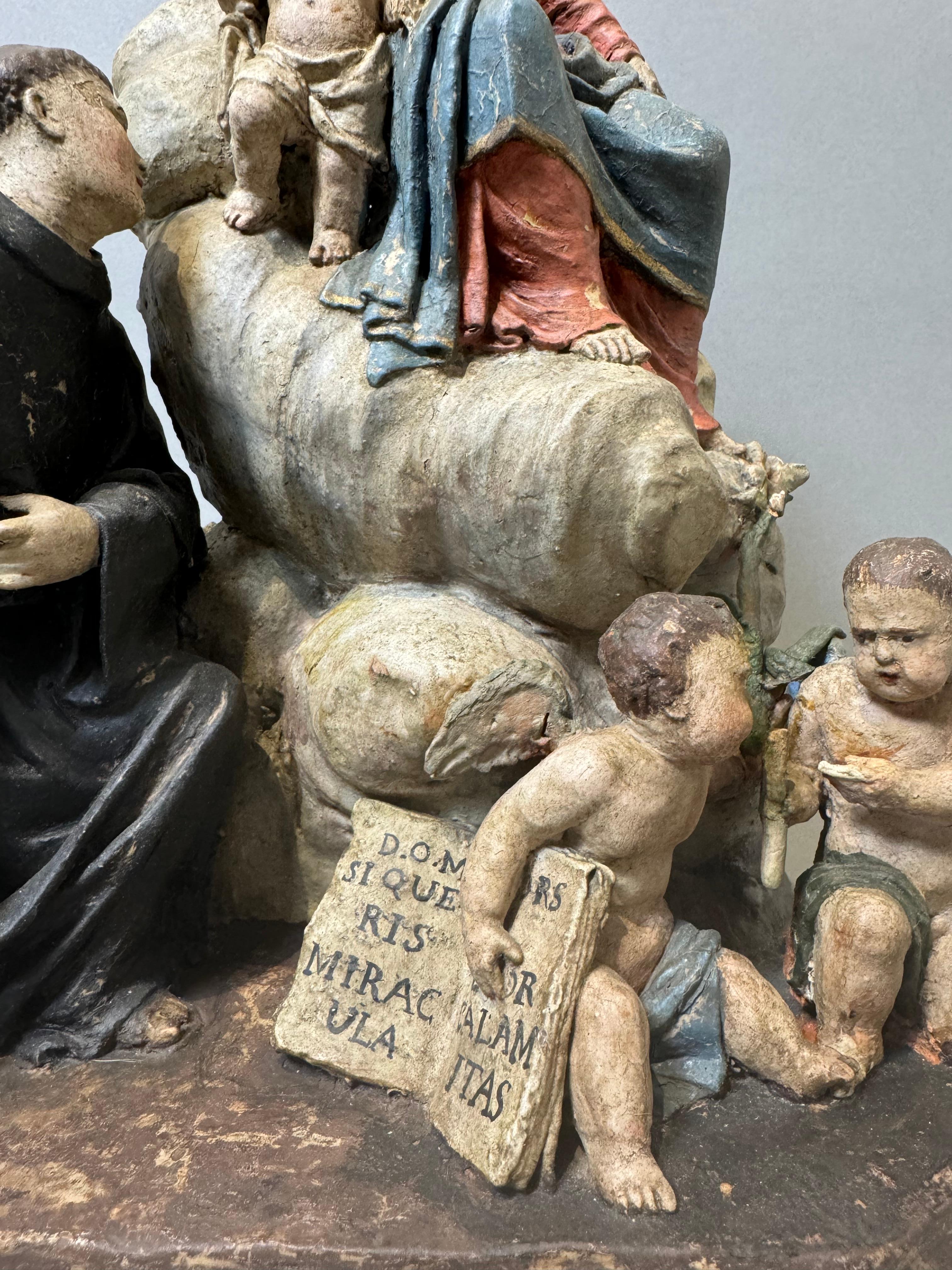 Angelo Piò (1690-1769), gruppo scultoreo in terracotta - XVIII secolo en vente 1