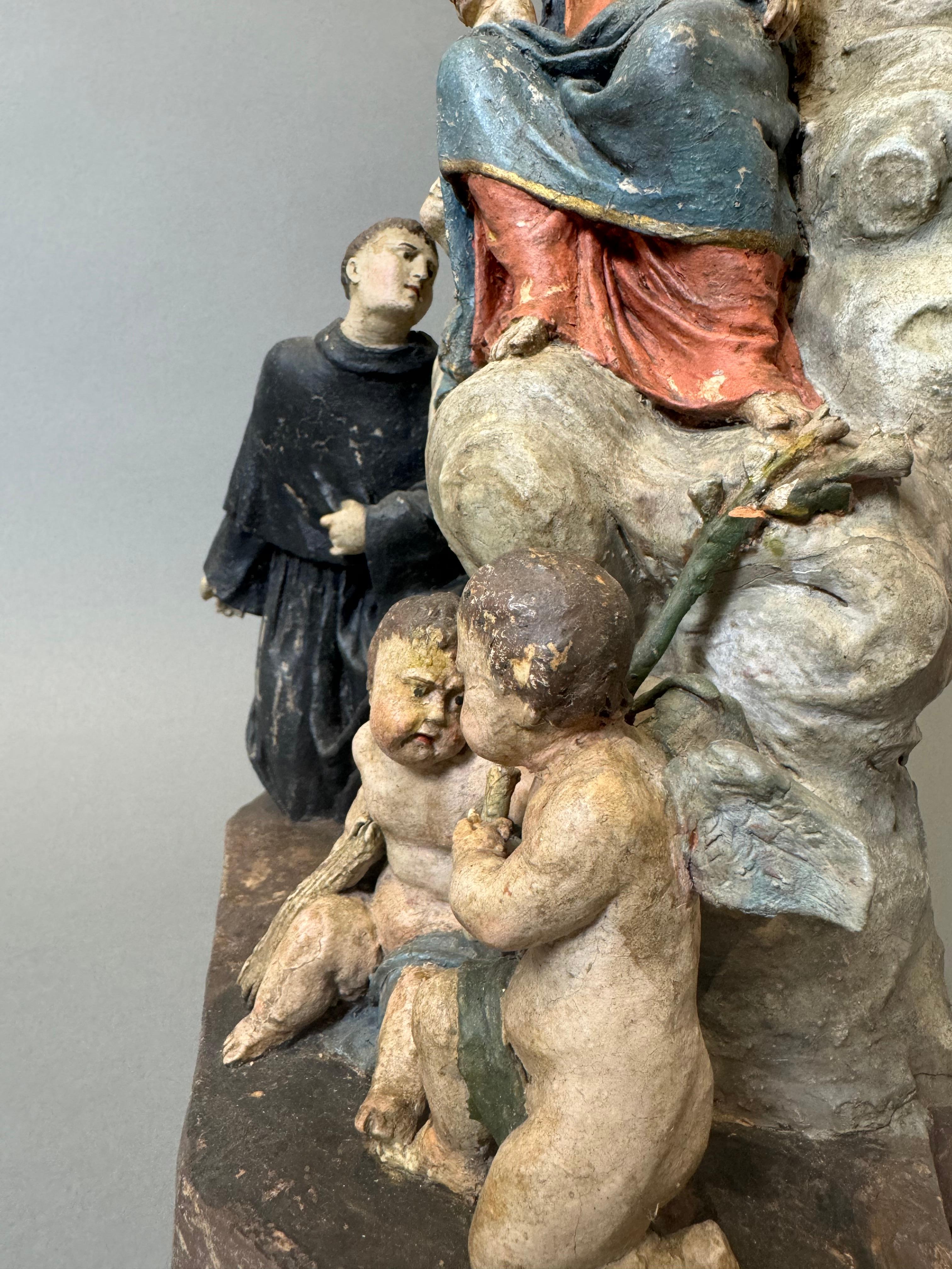 Angelo Piò (1690-1769), gruppo scultoreo in terracotta - XVIII secolo en vente 2