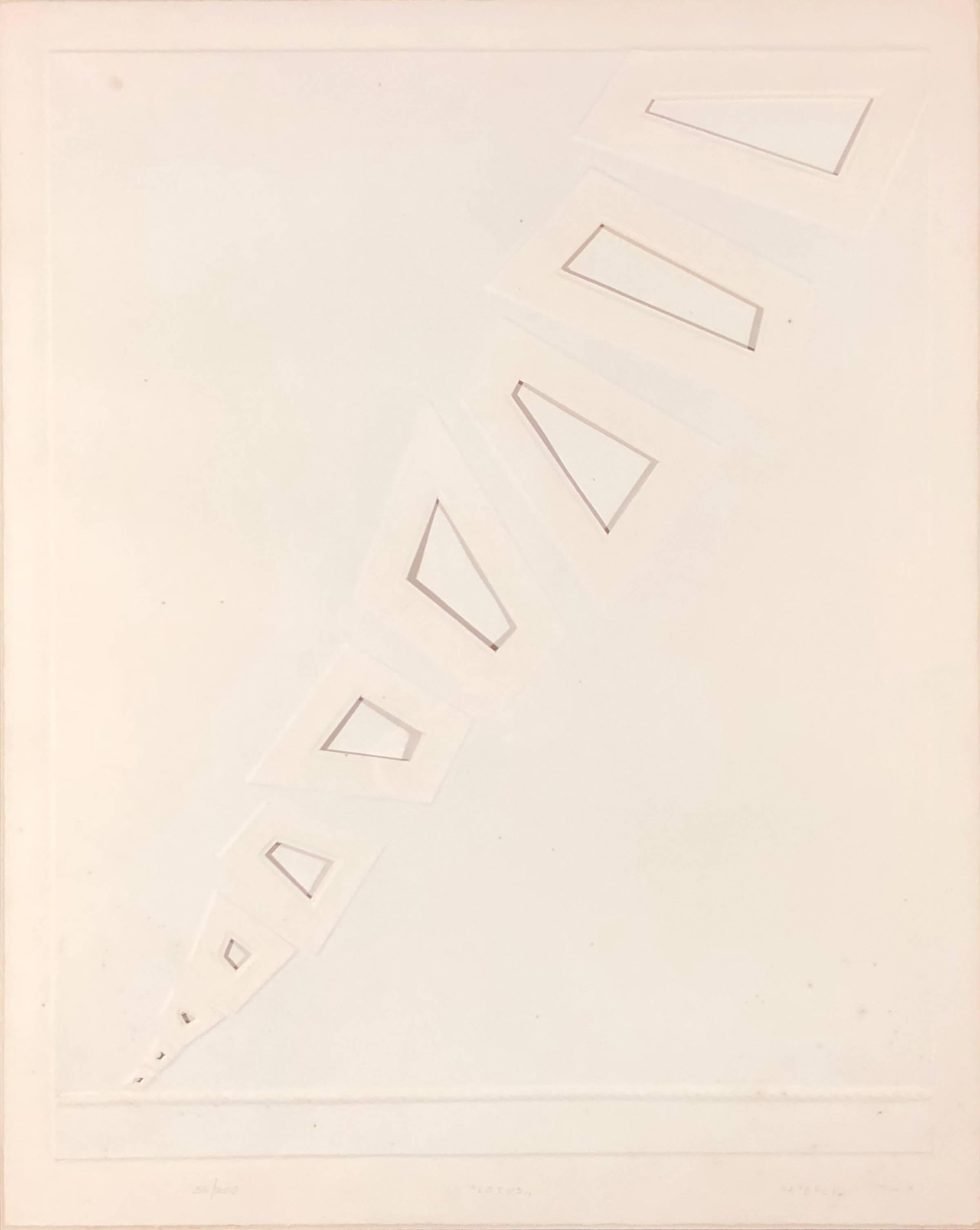 Angelo Savelli Abstract Print - Lotus