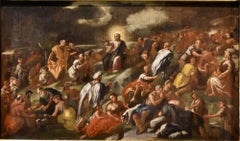 Multiplication Loaves Solimena Paint 17/8th Century Oil on canvas Old master Art