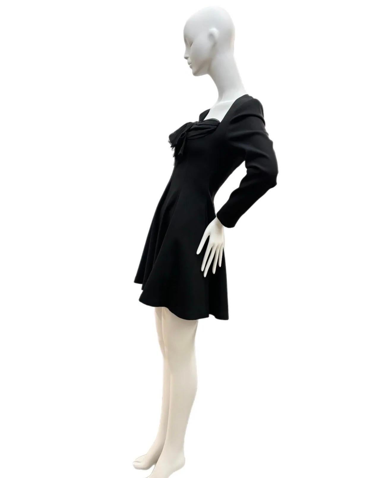 ANGELO TARLAZZI 1989/90 Vestido Vintage Negro en venta