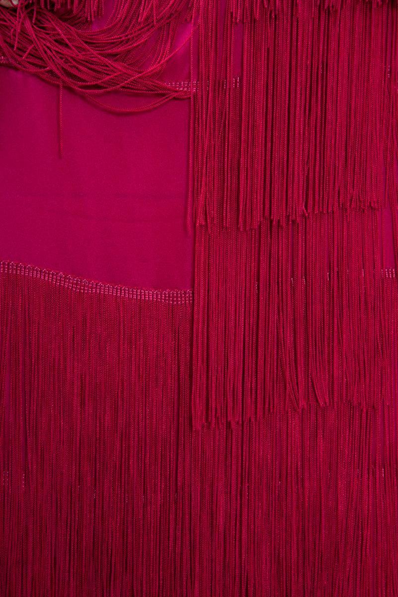 Angelo Tarlazzi Fringed Cocktail Dress 5
