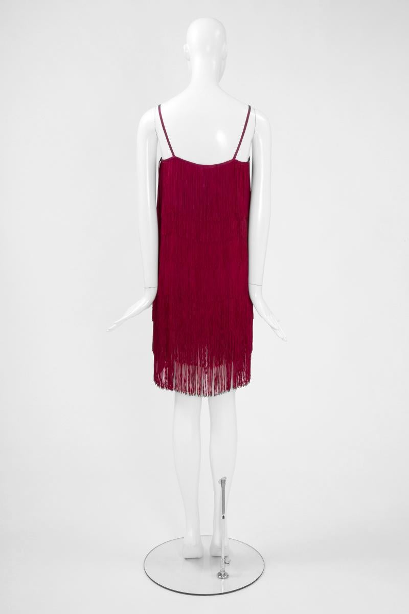 Angelo Tarlazzi Fringed Cocktail Dress 3