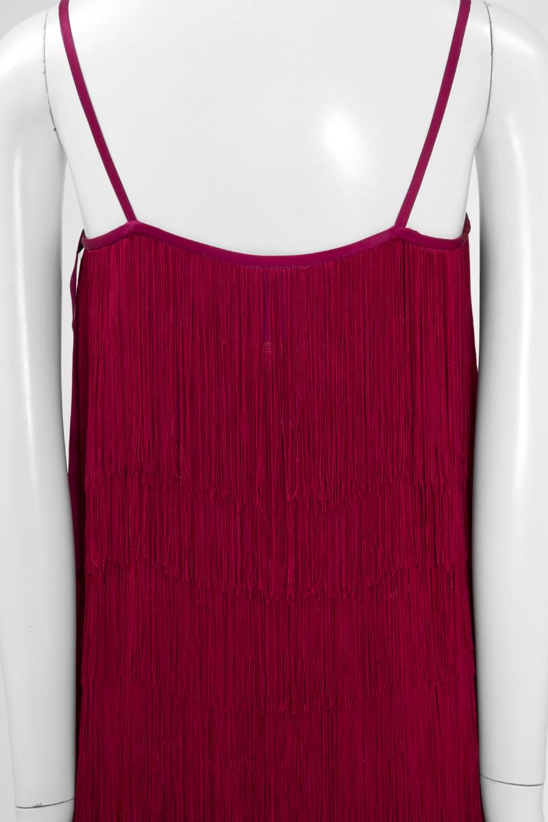Angelo Tarlazzi Fringed Cocktail Dress 4