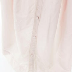 ANGELO TARLAZZI light pink boned corset strapless ruched bow back high low dress