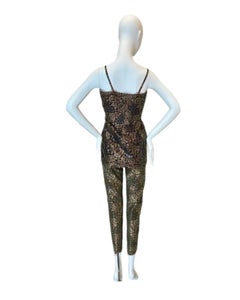 ANGELO TARLAZZI Vintage Lace Pant Set Ensemble