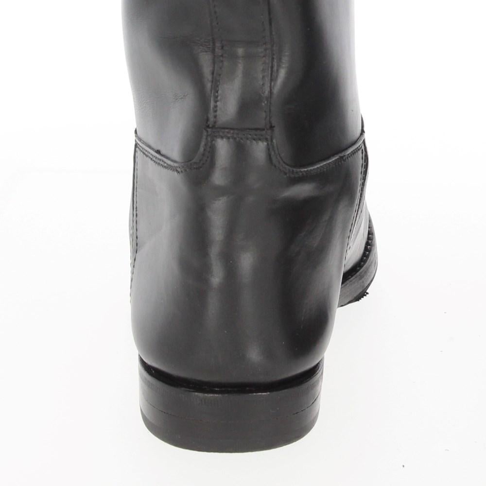 A.N.G.E.L.O. Vintage Cult black leather 90s military boots For Sale 5