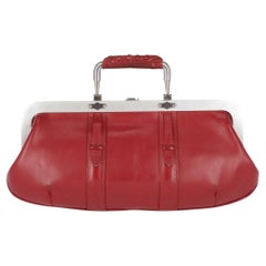 A.N.G.E.L.O. Vintage Cult burgundy leather handbag from the 90s