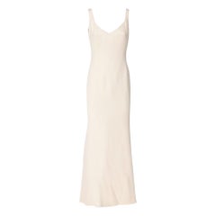 A.N.G.E.L.O. Vintage Cult ivory silk tailored 90s mermaid wedding dress
