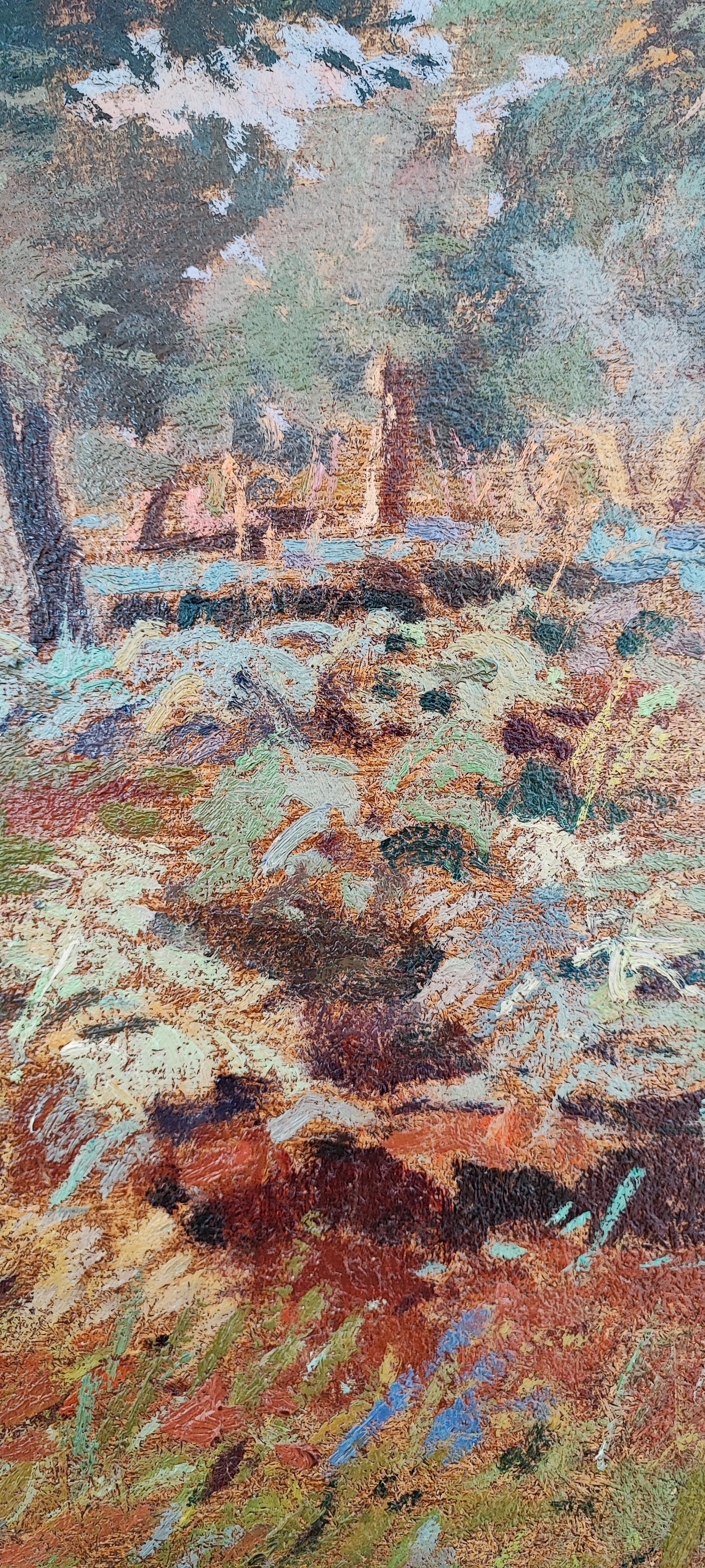 Trabajo en madera
Marco de madera dorada
91,5 x 121,5 x 5 cm