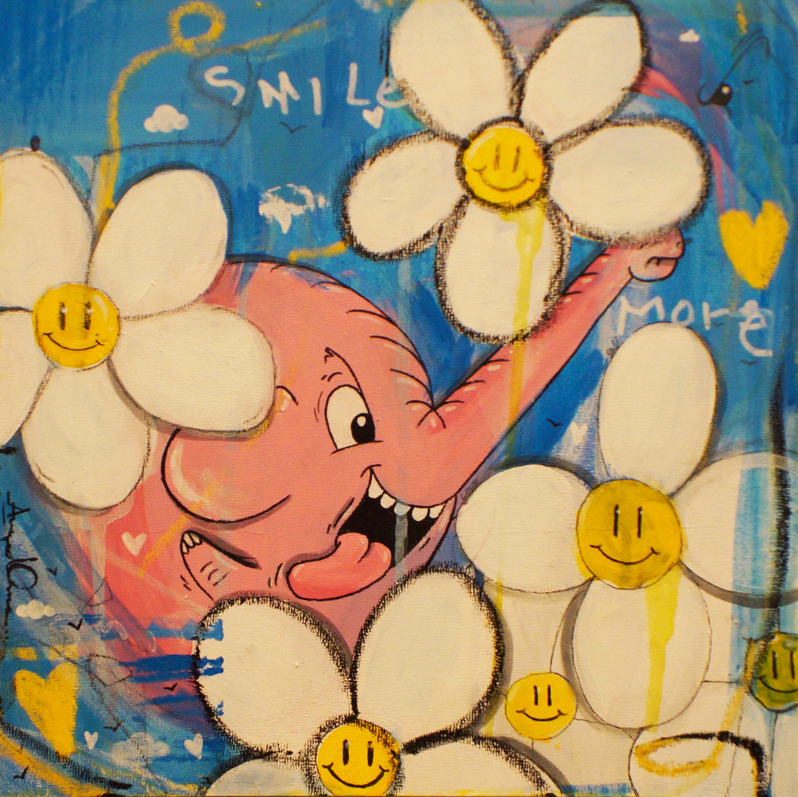 Smile - Painting by AngelOnce