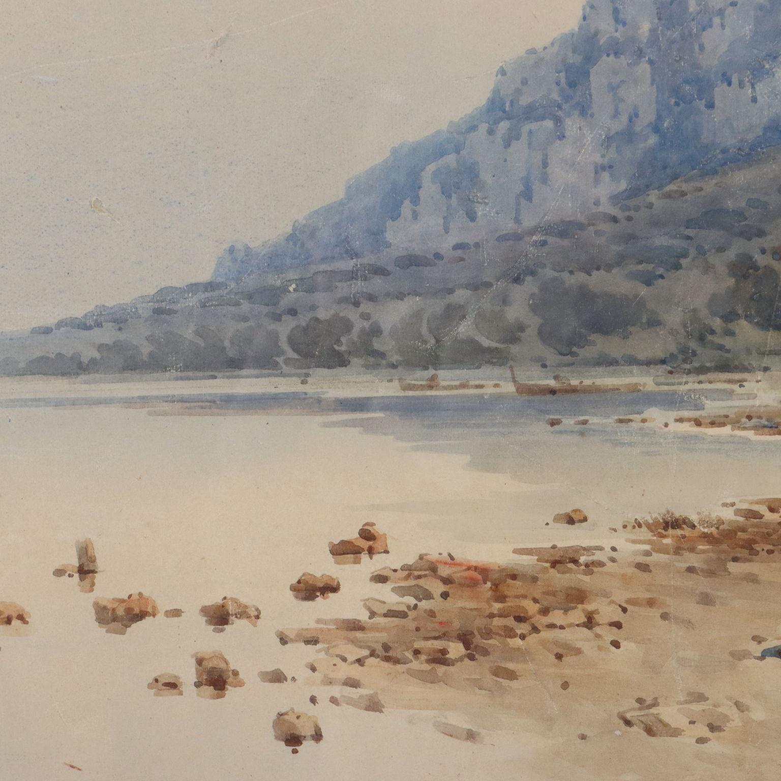 Gemälde von Angelos Giallinas Ansicht von Korfu 19. Jahrhundert im Angebot 2