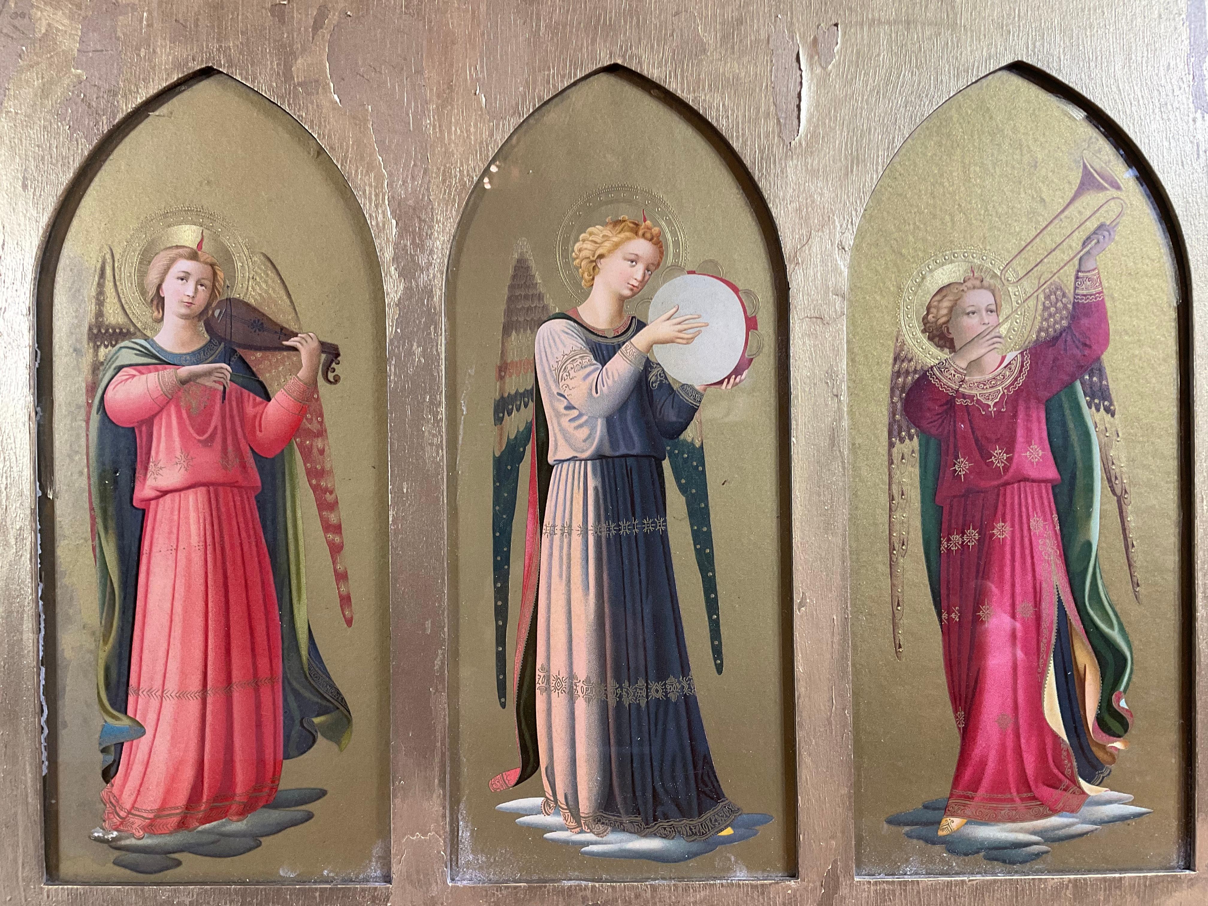 Italian Angels Playing Musical Instruments