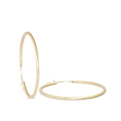 Angel's Wings 36mm Diamond 18 Karat Gold Earrings