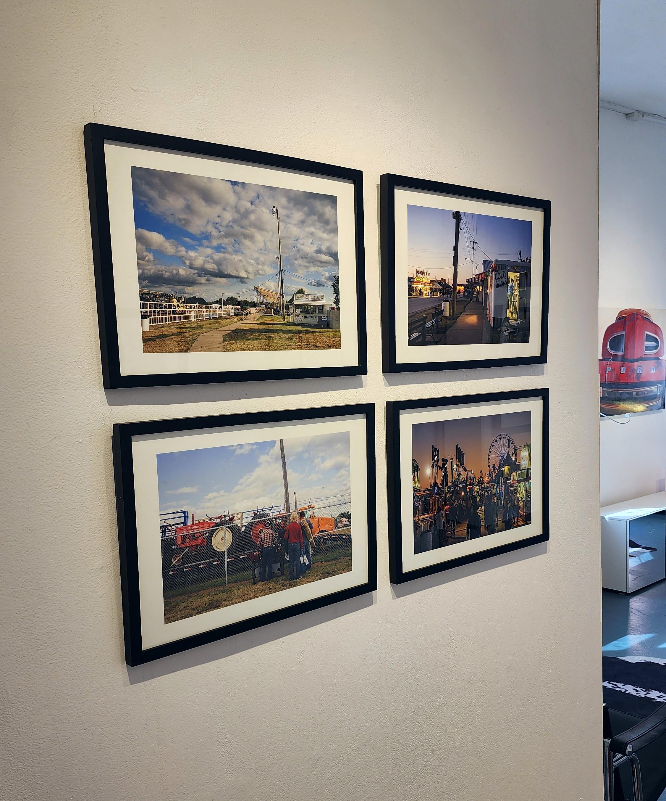 Midway (Americana, Midwest, Classic, Fair, Evening Sky, Sunset, Lights, 30% OFF) en vente 1