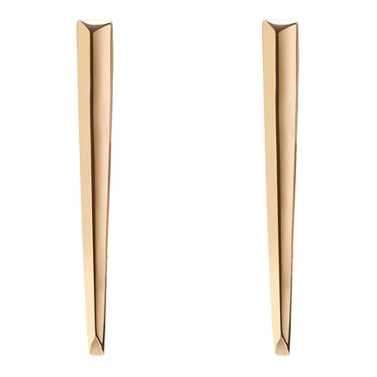 Angie Marei Lilith Dagger Earrings in 18 Karat Yellow Gold