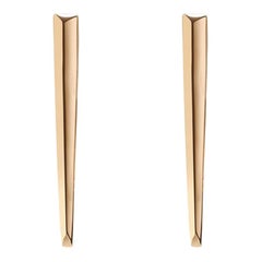 Angie Marei Lilith Dagger Earrings in 18 Karat Yellow Gold