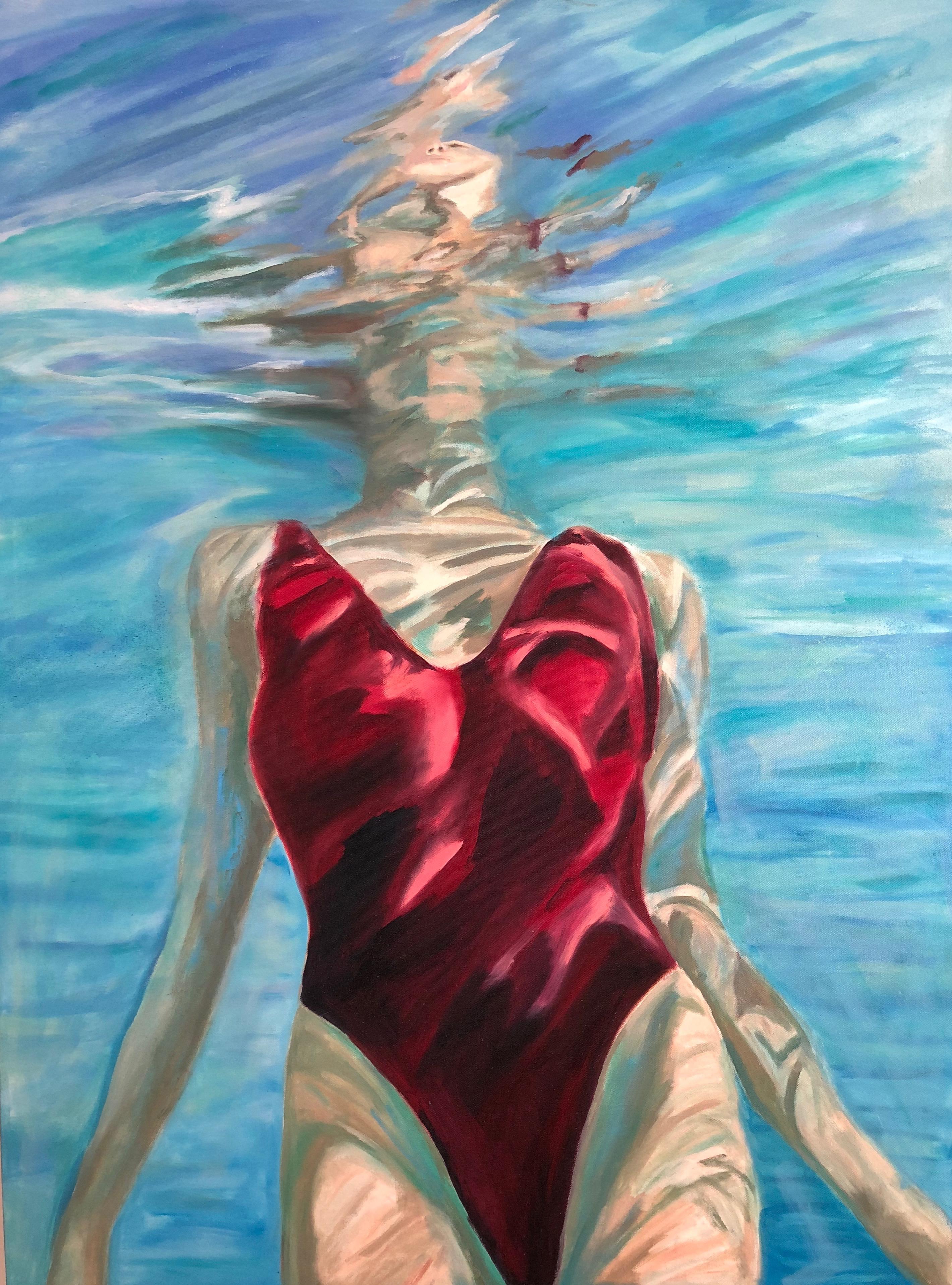 Angie Sinclair Figurative Painting - WET
