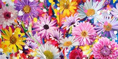 Bomba di fiori! Dittico, Pittura, Olio su tela