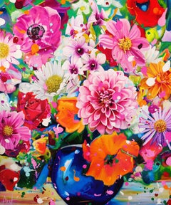 Blossom Bonanza, Painting, Oil on Canvas