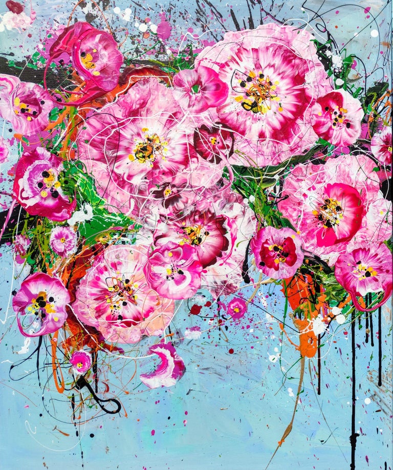 Angie Wright Cherry Pop, Painting, Oil on Canvas For Sale at 1stDibs